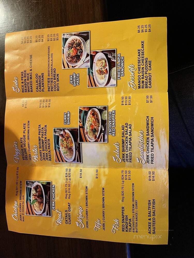 Mangos Caribbean Restaurant - Marietta, GA menu_pic