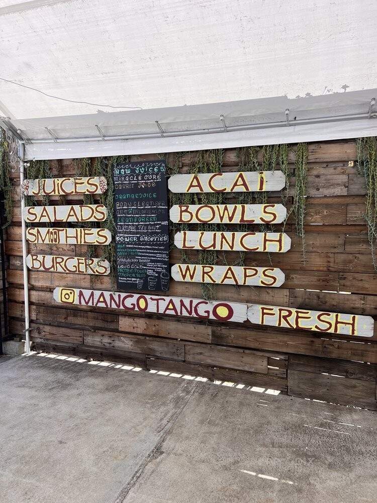 Mango Tango La Brea - Inglewood, CA menu_pic