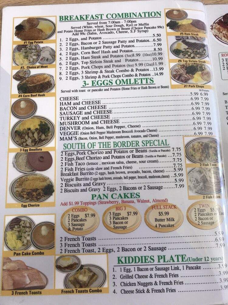 Mann Restaurant - Chula Vista, CA menu_pic