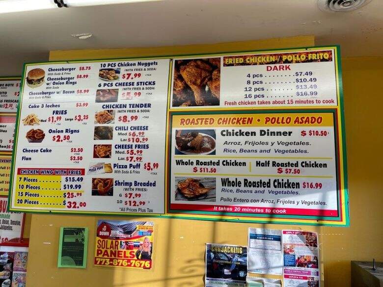 Manni's Tacos - Chicago, IL menu_pic