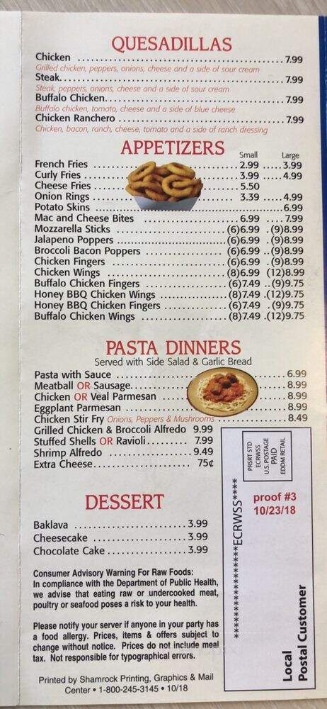 Mansfield Best Pizza - Mansfield, MA menu_pic