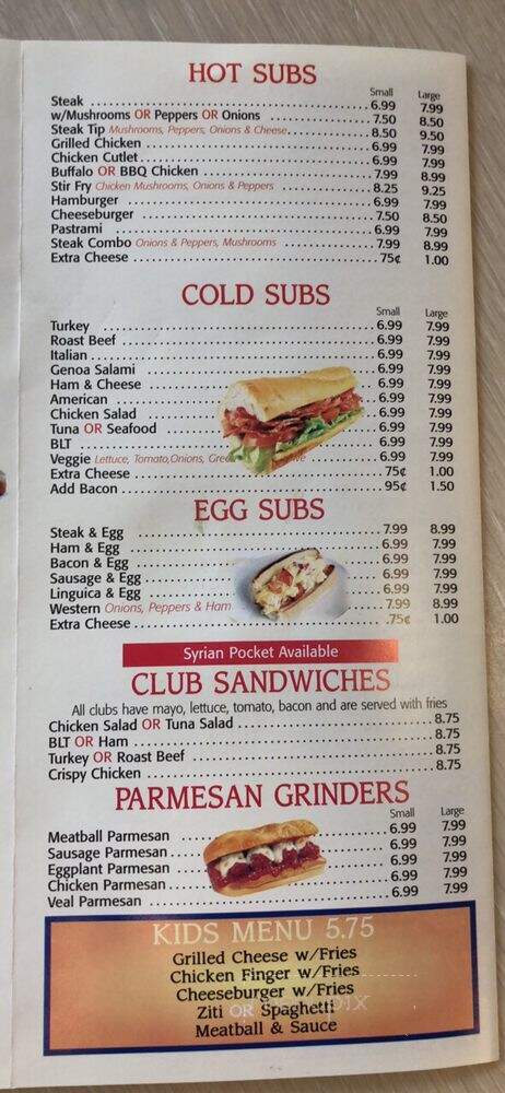 Mansfield Best Pizza - Mansfield, MA menu_pic