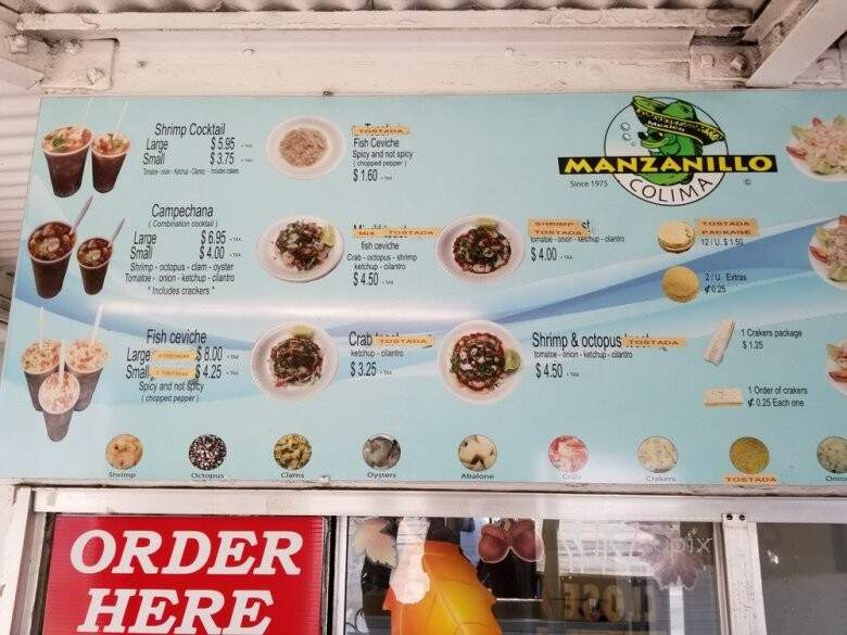 Manzanillo Colima Seafood - Los Angeles, CA menu_pic