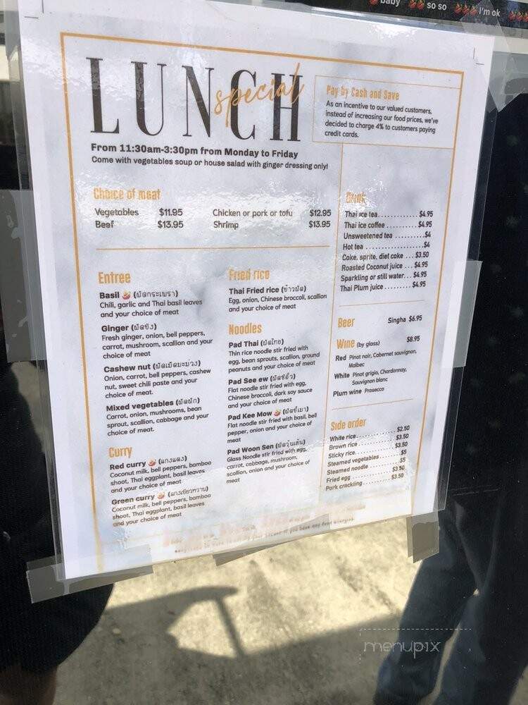 Ma Prao Thai Cuisine - Fort Lauderdale, FL menu_pic