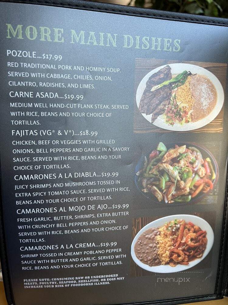 Maria's Restaurant - Sultan, WA menu_pic