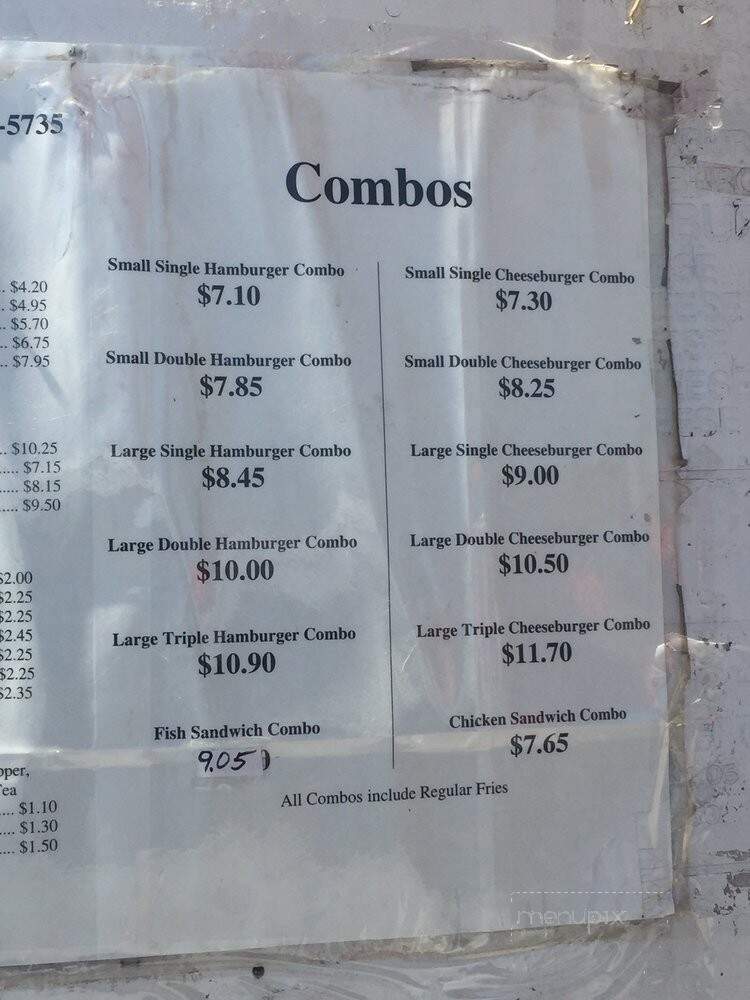 Marie's Old Fashioned Hmbrgrs - Natchitoches, LA menu_pic