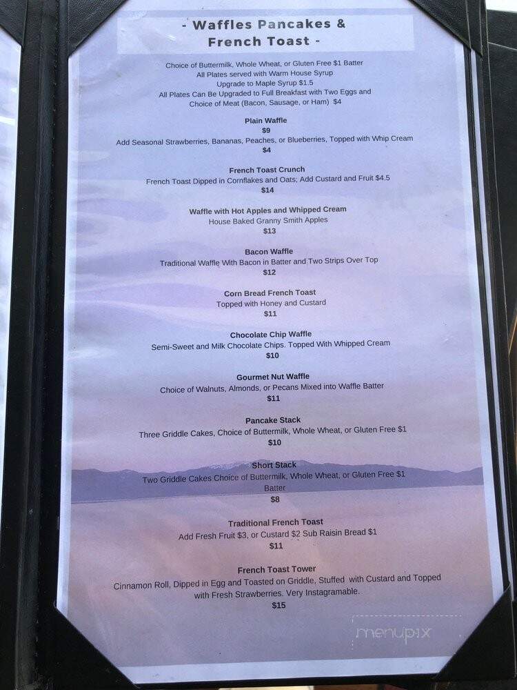 Marina Breakfast Company - Tahoe City, CA menu_pic