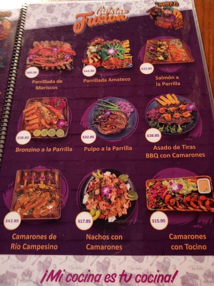 Mariscos el Amateco y Mas - Van Nuys, CA menu_pic