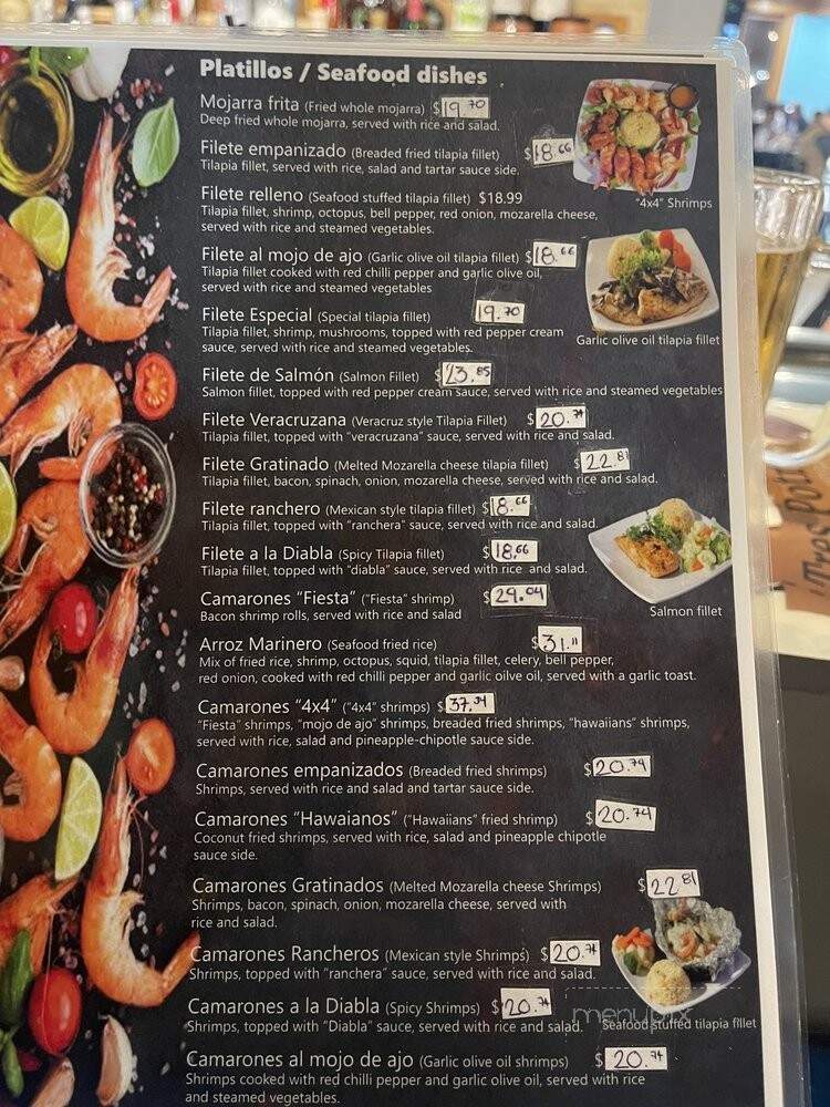 Mariscos El Malecon - North Richland Hills, TX menu_pic