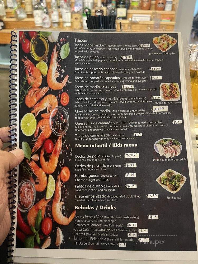 Mariscos El Malecon - North Richland Hills, TX menu_pic