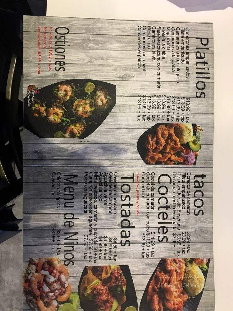 Mariscos El Patron De La Puente - La Puente, CA menu_pic