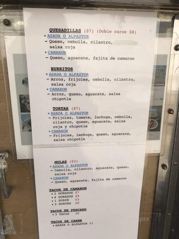 Mariscos Estilo Nayarit - Los Angeles, CA menu_pic