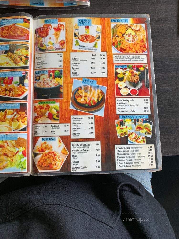 Mariscos Hector Restaurant - Santa Ana, CA menu_pic