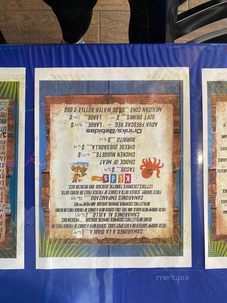 Mariscos La Barquita - Chatsworth, CA menu_pic