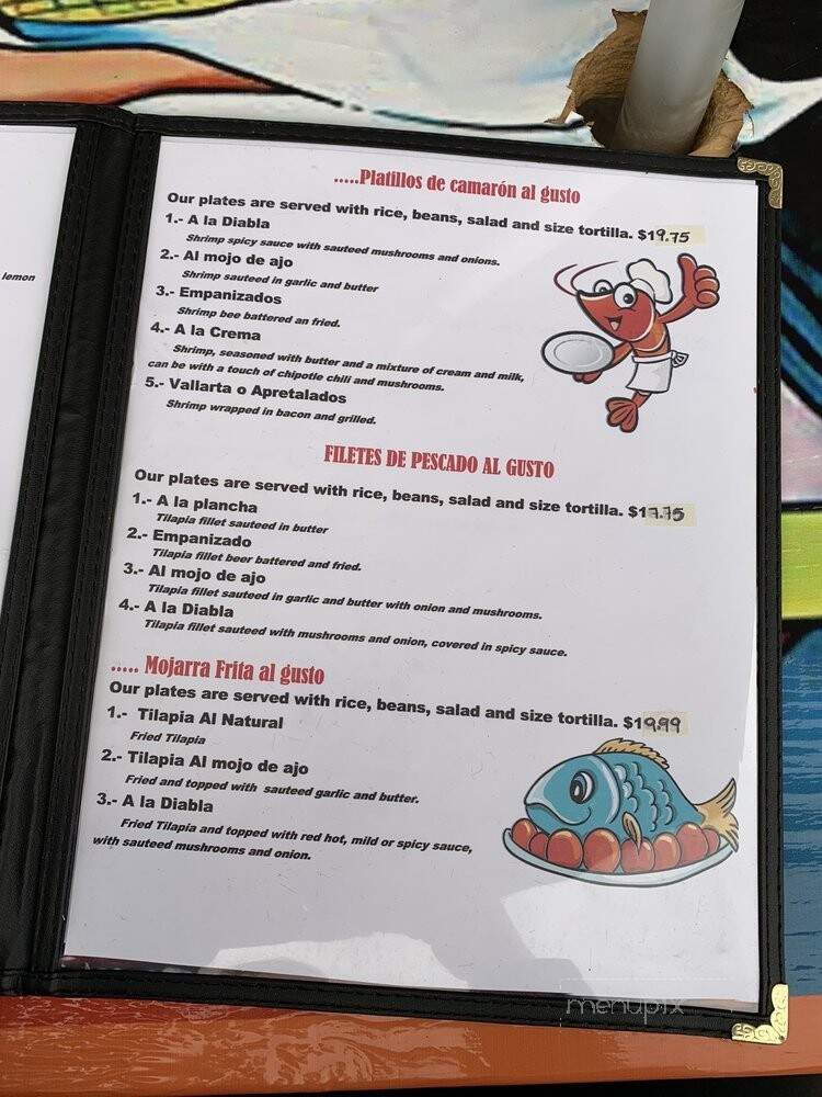 Mariscos Las Chavelas - Portland, OR menu_pic