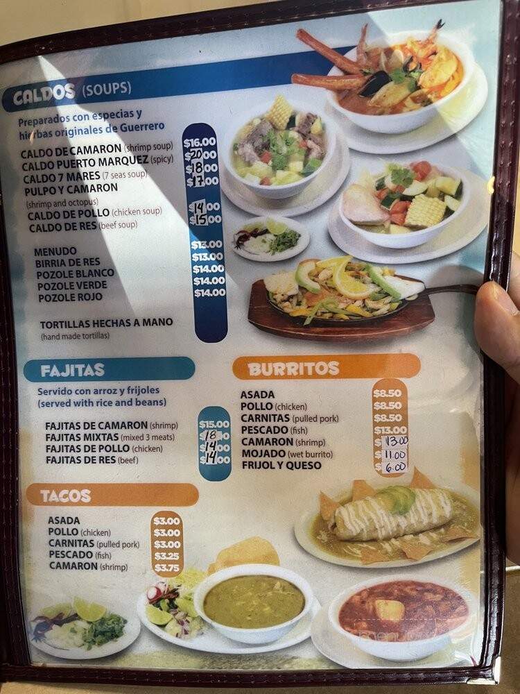 Mariscos Puerto Marquez Mexican Grill - Fountain Valley, CA menu_pic