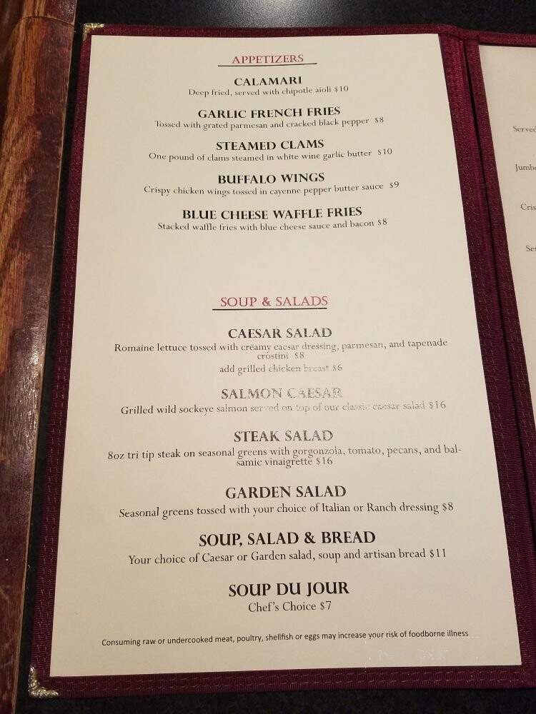 Market Place Bistro - Mount Vernon, WA menu_pic