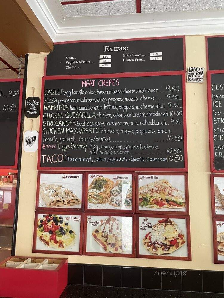 Marky's Crepes Waffles - London, ON menu_pic