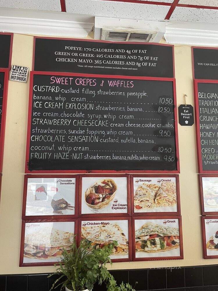 Marky's Crepes Waffles - London, ON menu_pic