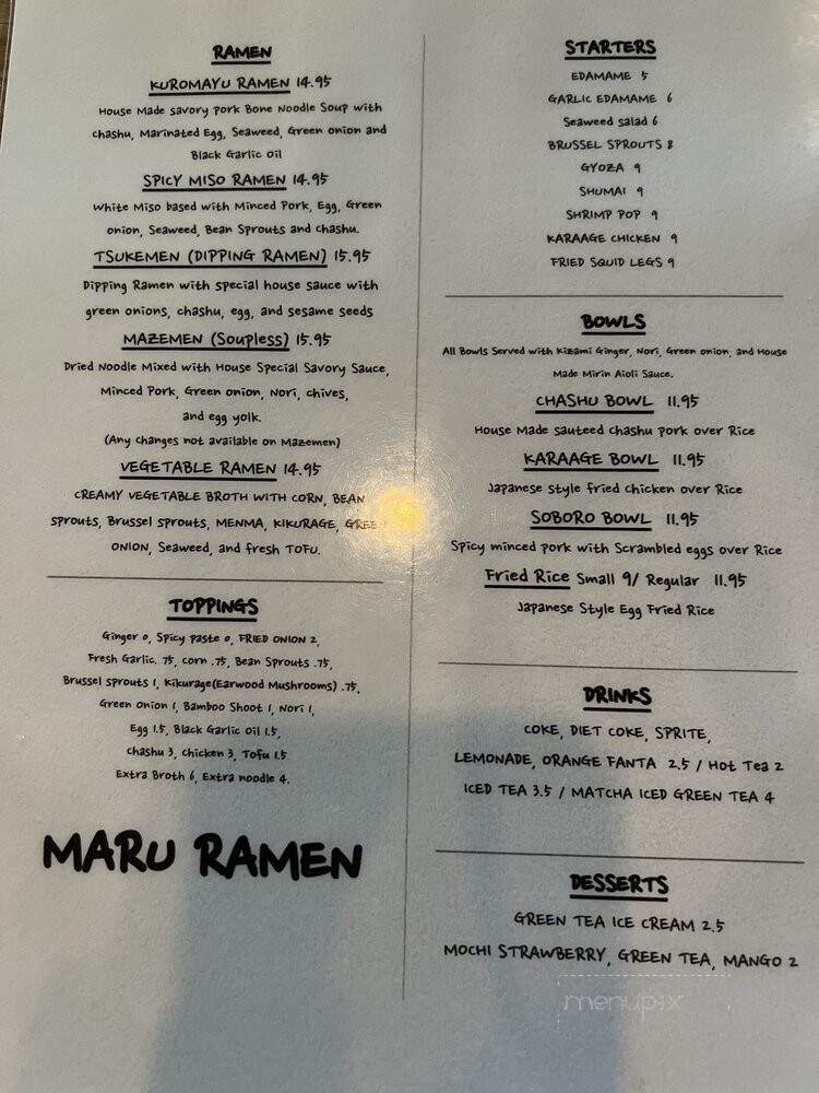 Maru Ramen - Los Angeles, CA