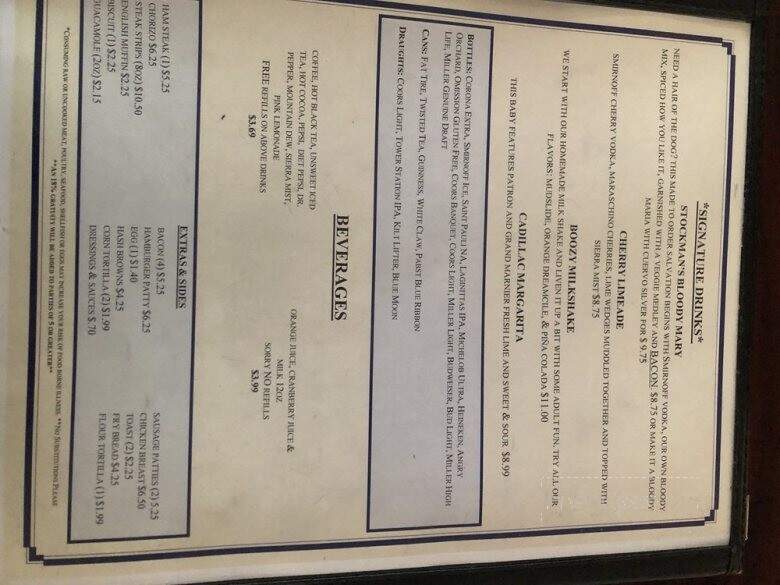 Mary's Cafe Ordering Line - Flagstaff, AZ menu_pic