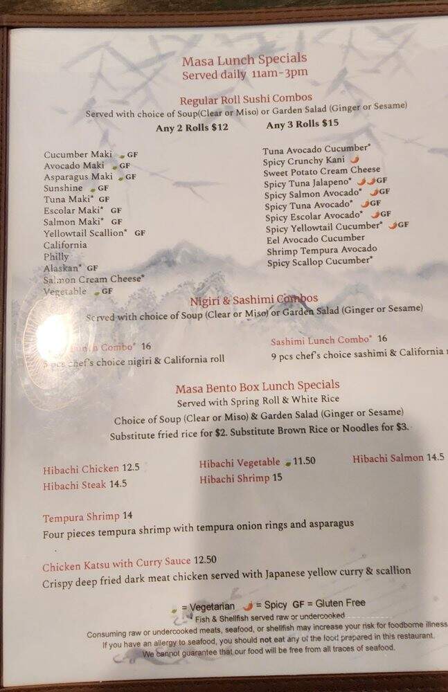 Masa Sushi & Eastern Cuisine - Wilmington, NC