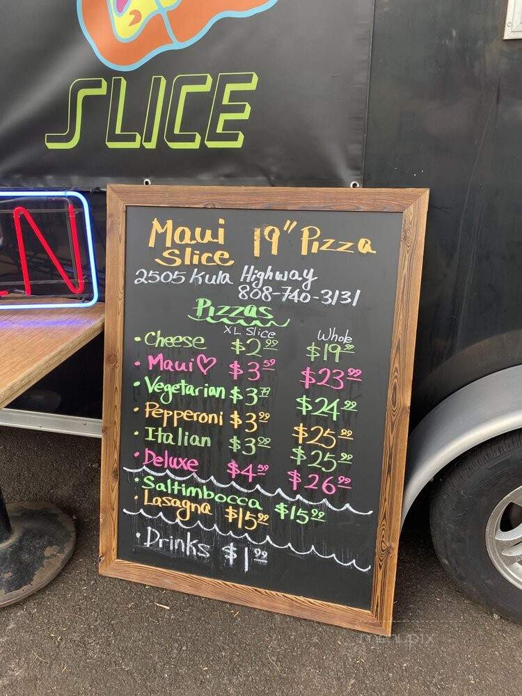 Maui Slice - Kula, HI menu_pic