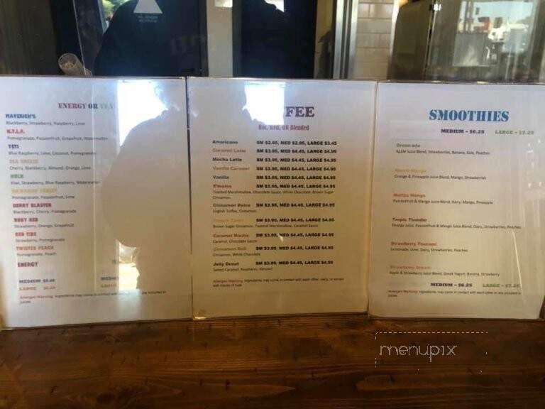 Maverick's Coffee Shop & Juice Bar - Lemoore, CA menu_pic