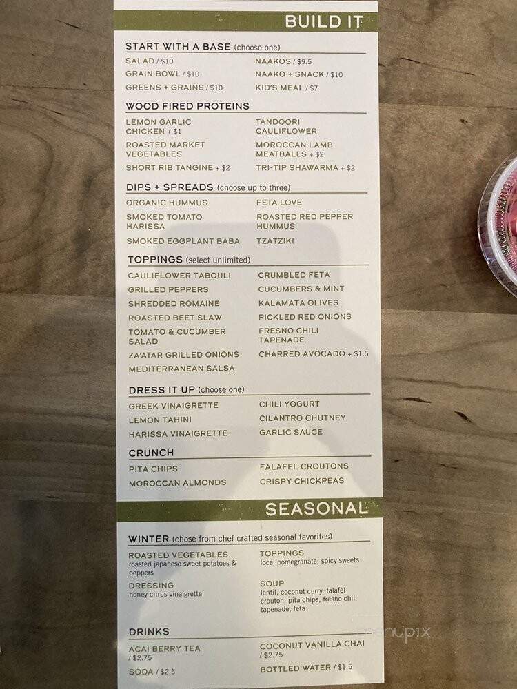 Mayd Modern Mediterranean - Fresno, CA menu_pic