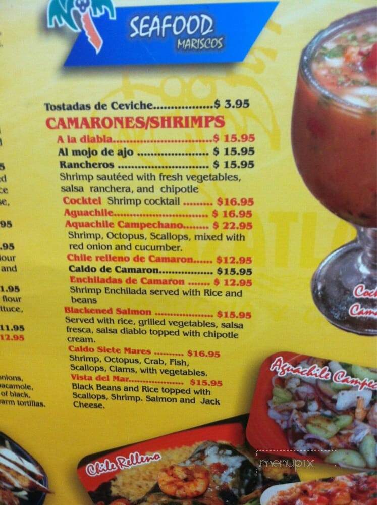 Mazatian Taquiera & Grill - Hercules, CA menu_pic