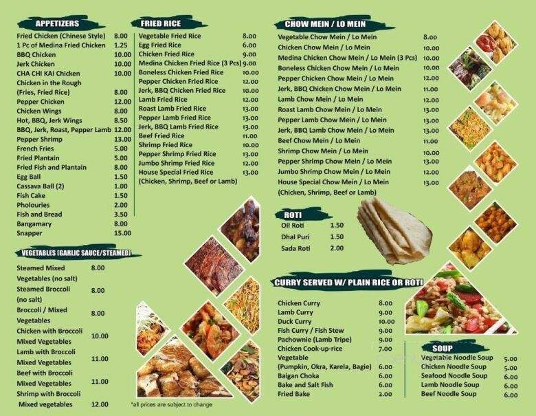 Medina Halal Restaurant & Bakery - South Ozone Park, NY menu_pic