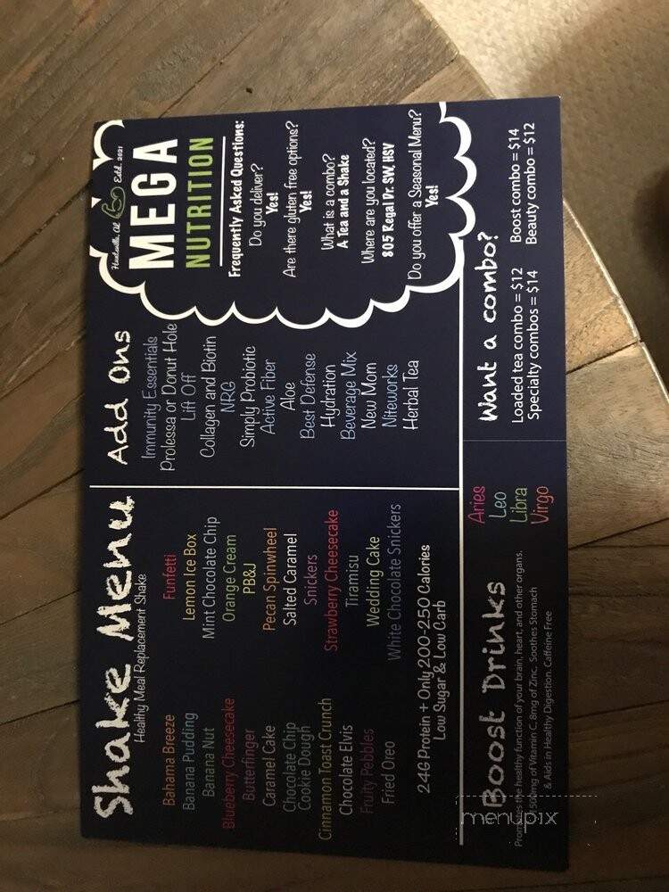 Mega Nutrition - Huntsville, AL menu_pic