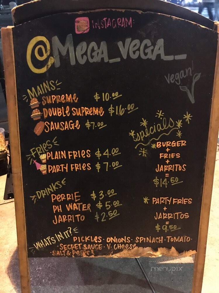 Mega Vega - Los Angeles, CA menu_pic
