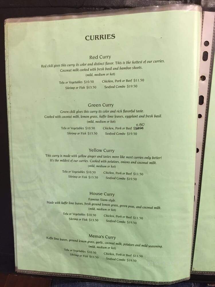 Mema Thai Chinese Cuisine - Kapaa, HI