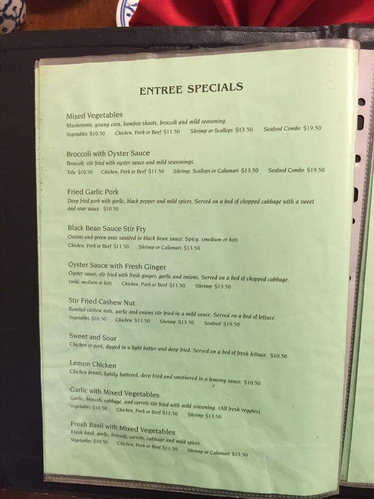 Mema Thai Chinese Cuisine - Kapaa, HI