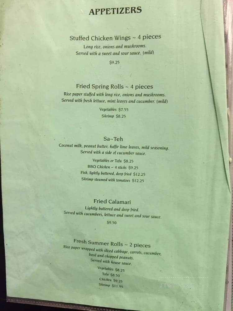 Mema Thai Chinese Cuisine - Kapaa, HI