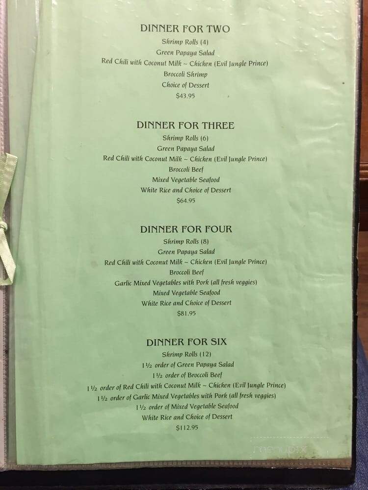 Mema Thai Chinese Cuisine - Kapaa, HI