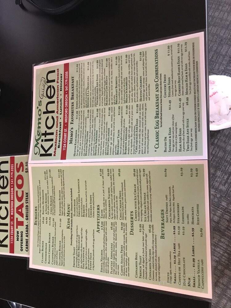 Memo's Kitchen - Medford, OR