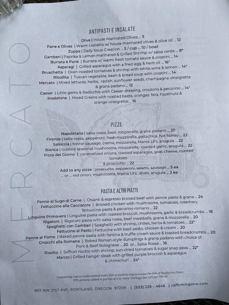 Mercato - Portland, OR menu_pic