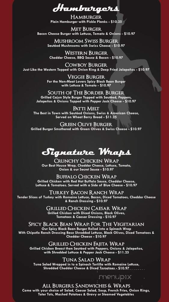 Mettler's Bar & Restaurant - Mankato, MN menu_pic