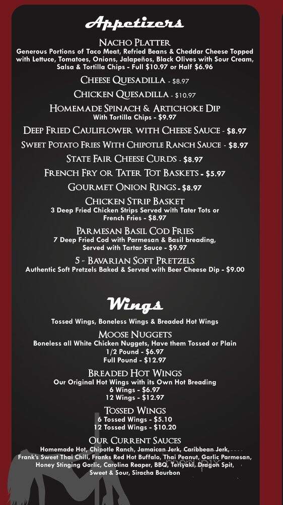 Mettler's Bar & Restaurant - Mankato, MN menu_pic