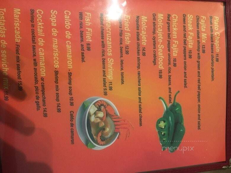 Mexican Restaurante y Taqueria - Covington, KY menu_pic