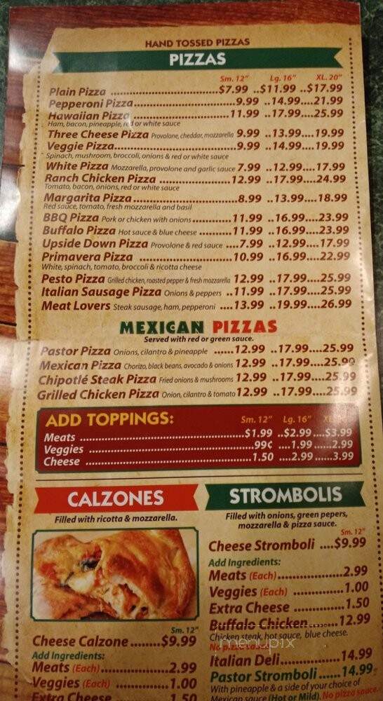 Mexipizza - Havertown, PA menu_pic