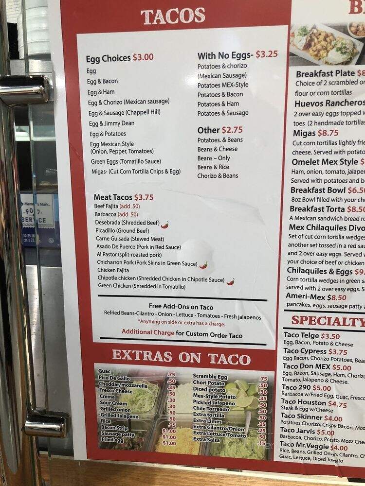 Mex Taco House - Cypress, TX