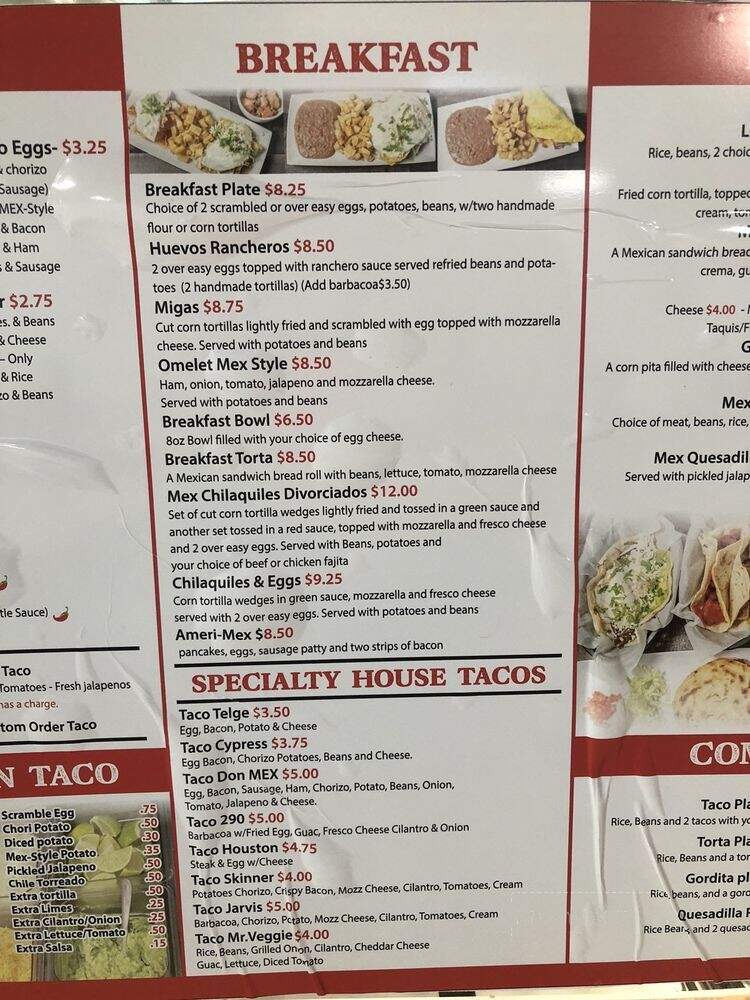 Mex Taco House - Cypress, TX