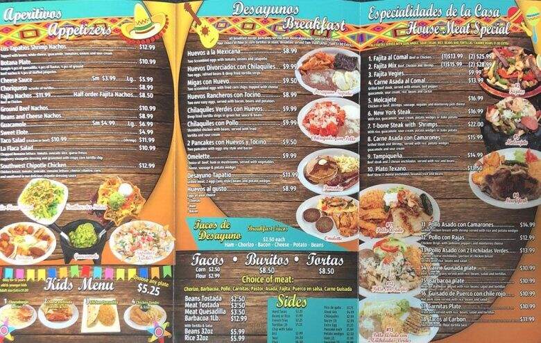 Mezcal Cantina & Grill - Midlothian, TX menu_pic