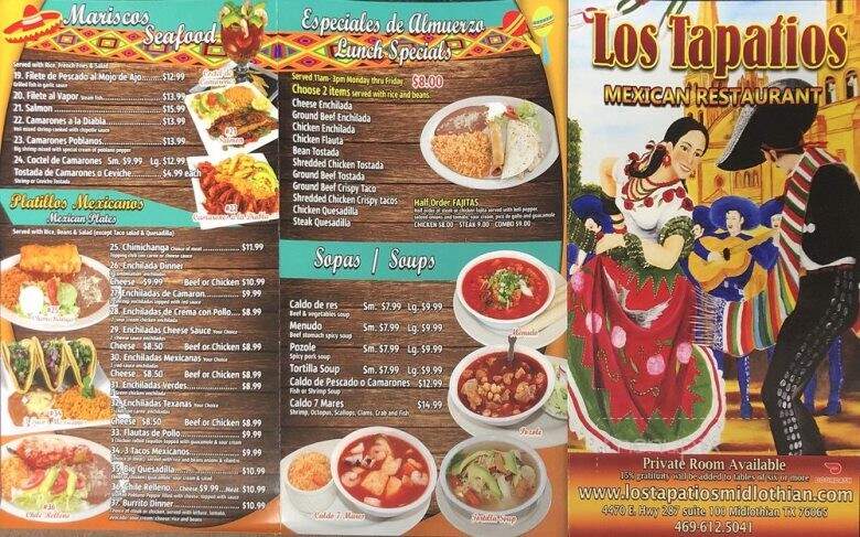 Mezcal Cantina & Grill - Midlothian, TX menu_pic