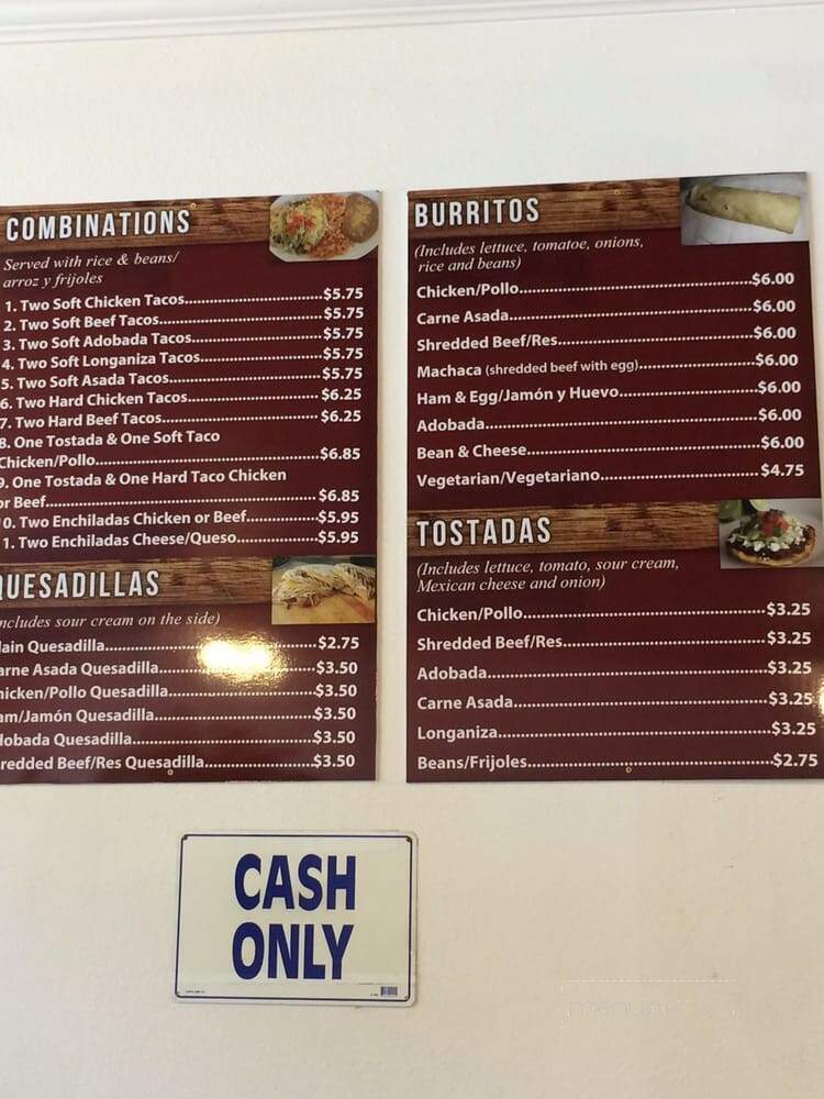 MI Amigo Restaurant & Bakery - Fallbrook, CA menu_pic
