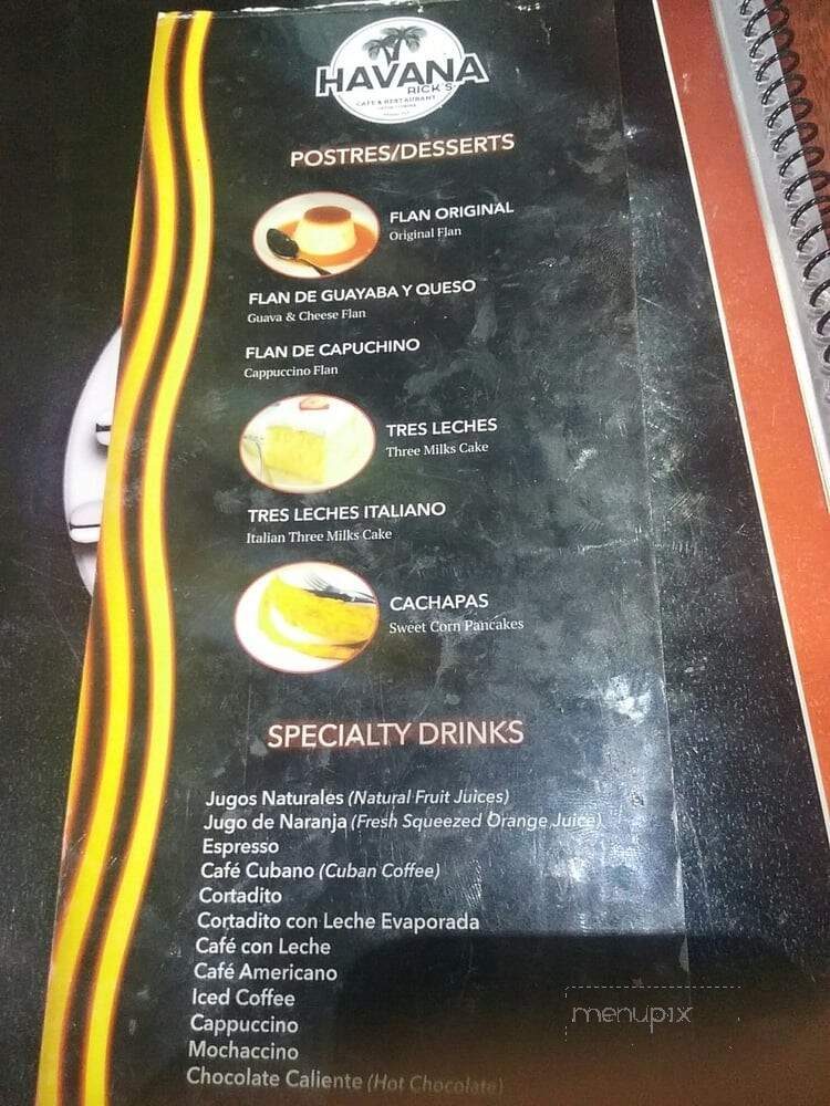 Miami Latin American Cafe - Miami, FL menu_pic