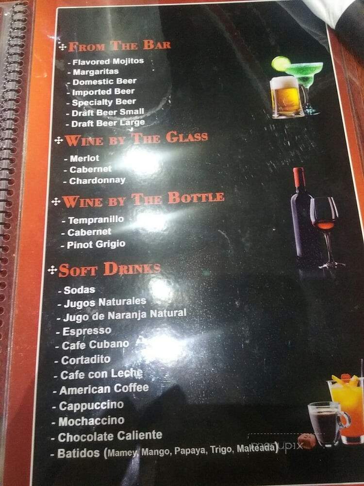 Miami Latin American Cafe - Miami, FL menu_pic